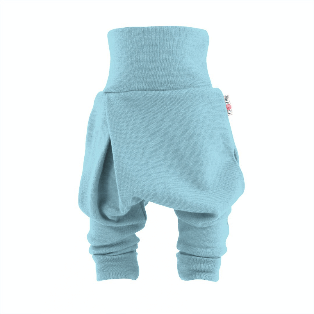 Kaschmir Baby Mitwachshose Blau