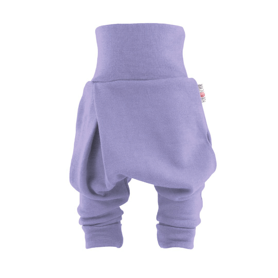 Kaschmir Baby Mitwachshose Lila