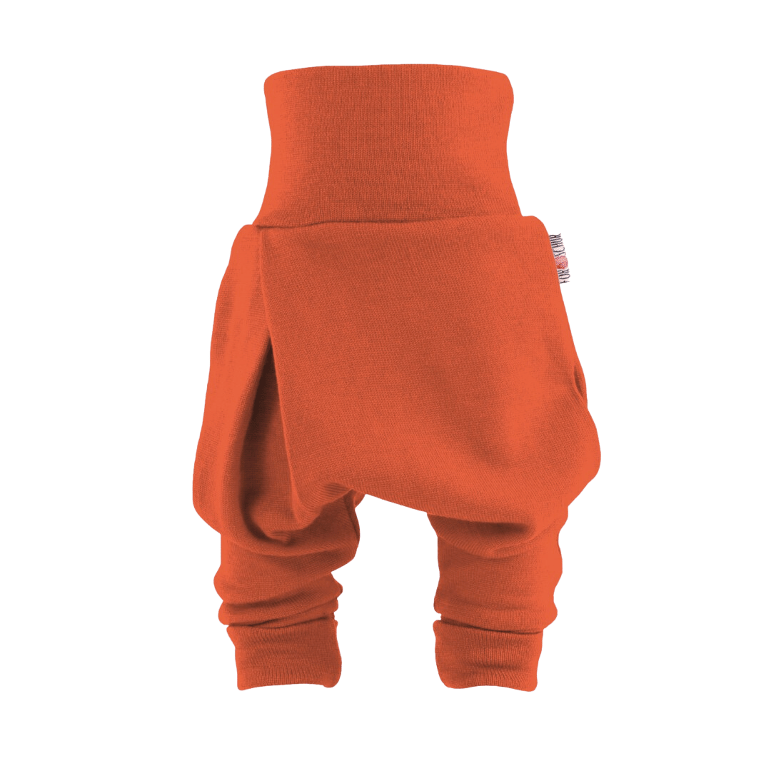 Kaschmir Baby Mitwachshose Orange
