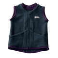 Wollfleece Weste Blau Gr. 86/92