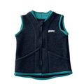 Wollfleece Weste Blau Gr. 98/104