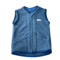Wollfleece Weste Blau Gr. 122/128