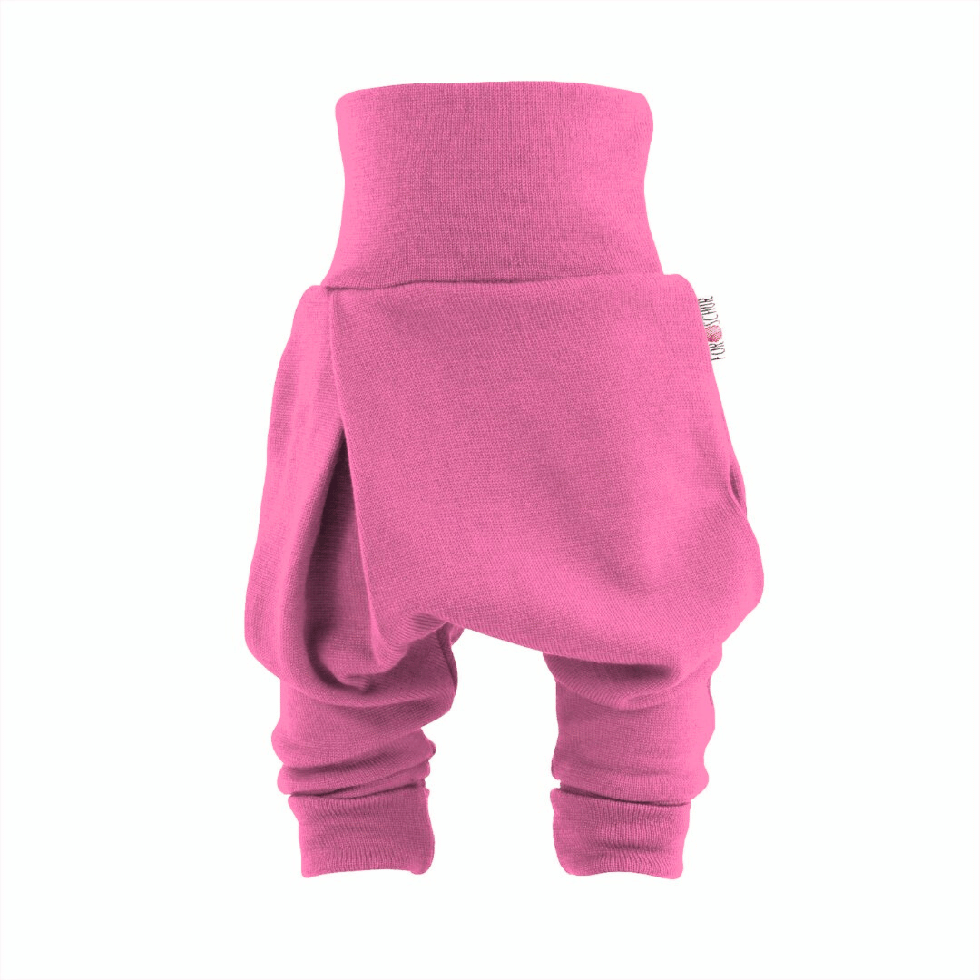 Kaschmir Baby Mitwachshose Rosa