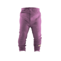 Upcycling Schmale Kaschmirhose Lila meliert