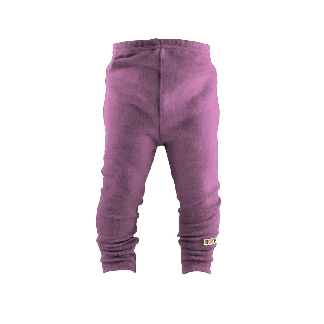 Upcycling Schmale Kaschmirhose Lila meliert