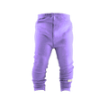 Upcycling Schmale Kaschmirhose Lila