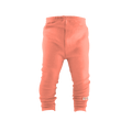 Upcycling Schmale Kaschmirhose Orange