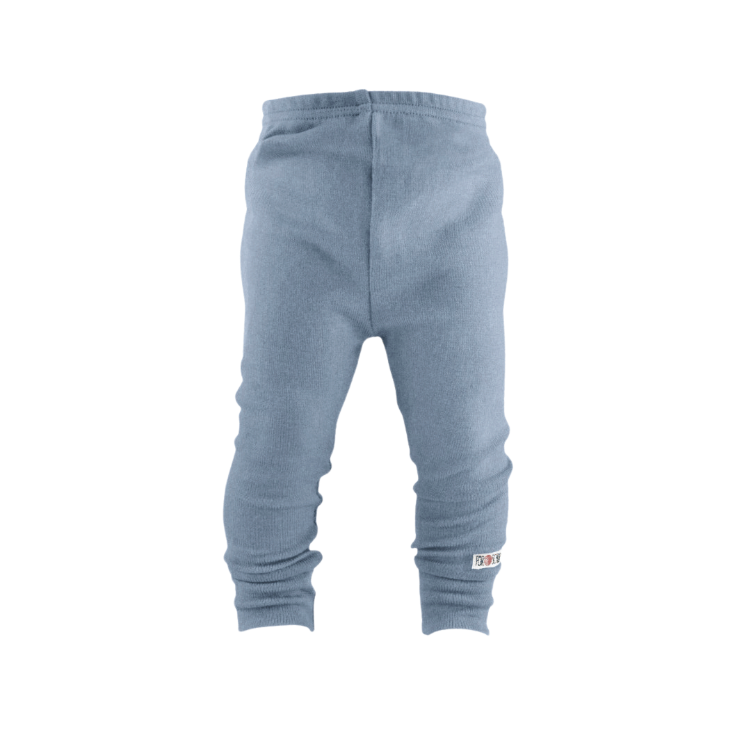 Schmale Kaschmirhose Blau
