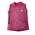 Wollfleece Weste Rot Gr. 146/152