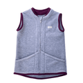 Wollfleece Weste Grau Gr. 146/152