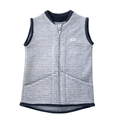 Wollfleece Weste Grau Gr. 146/152