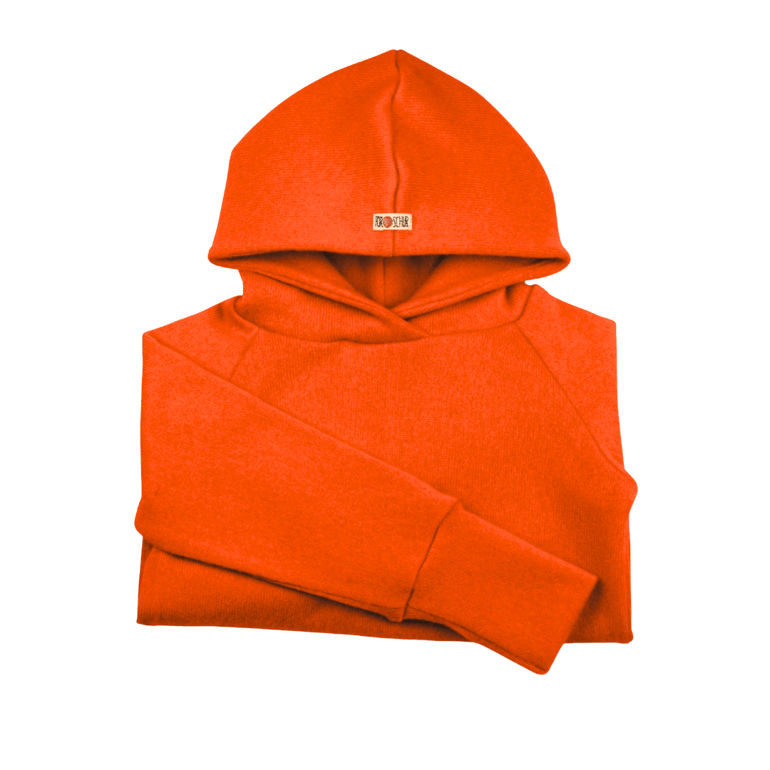 Kaschmir Kinder Hoodie Orange