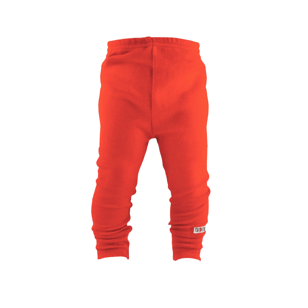 Upcycling Kaschmir Schmale Hose Orange