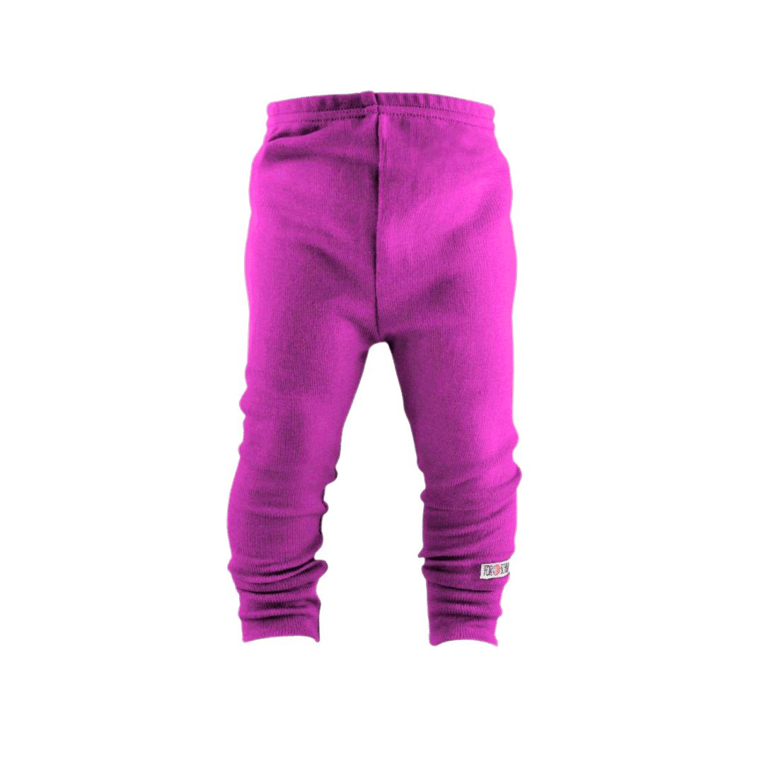 Kaschmir Schmale Kinder Hose Lila mit Teilungsnaht