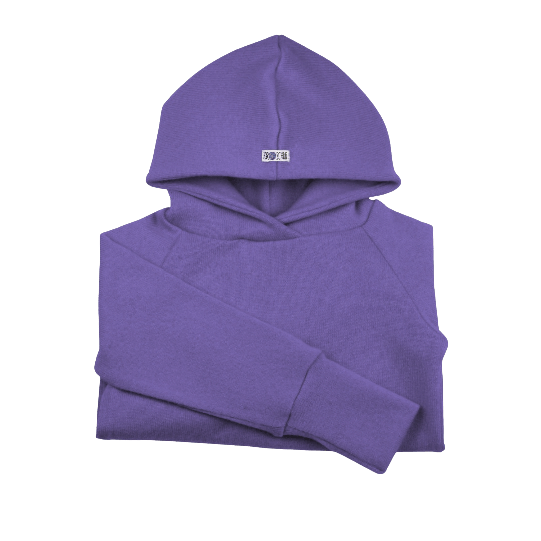 Upcycling Kaschmir Hoodie Lila