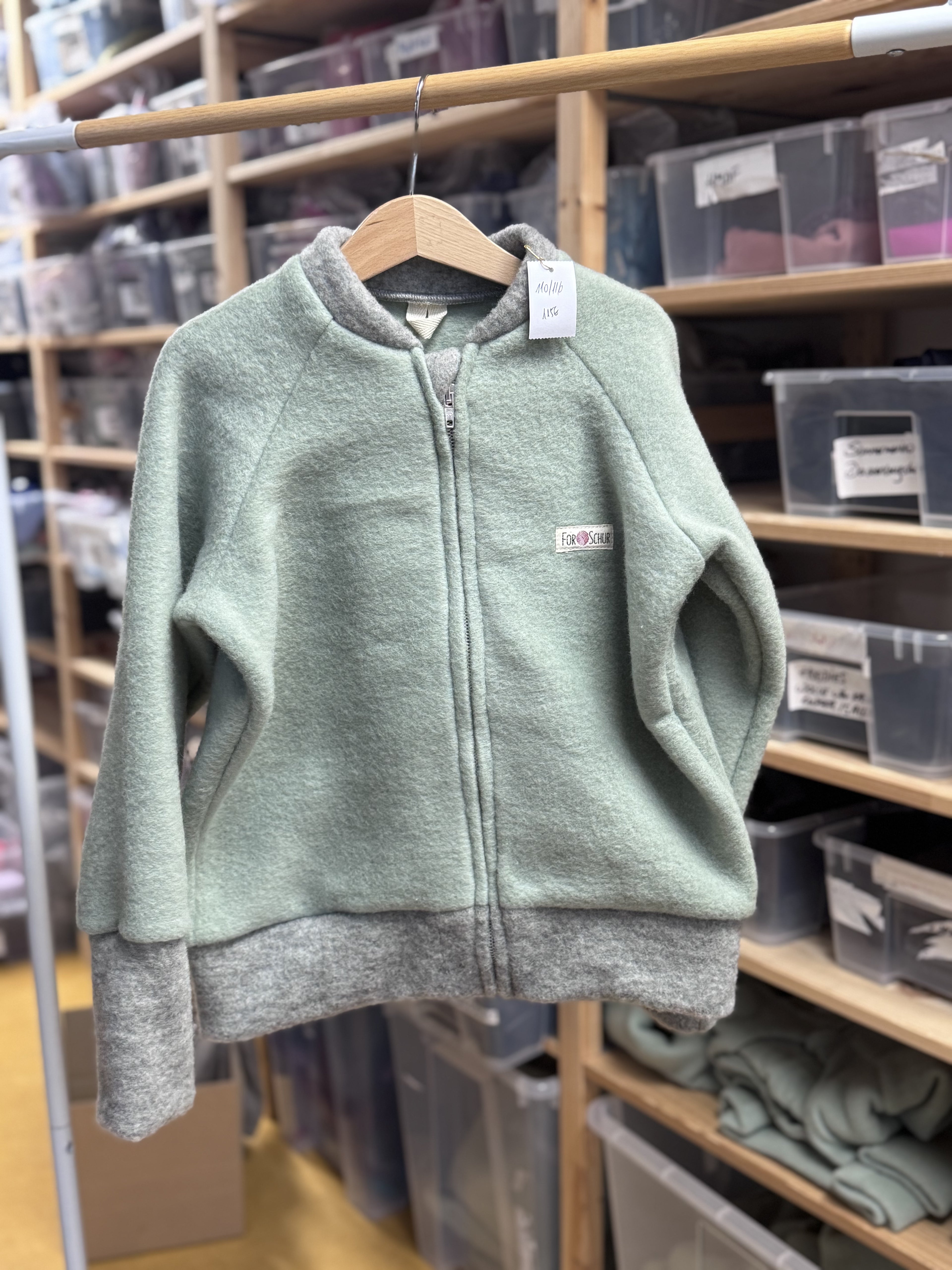Lagerverkauf: (10) Wollfleecejacke 110/116