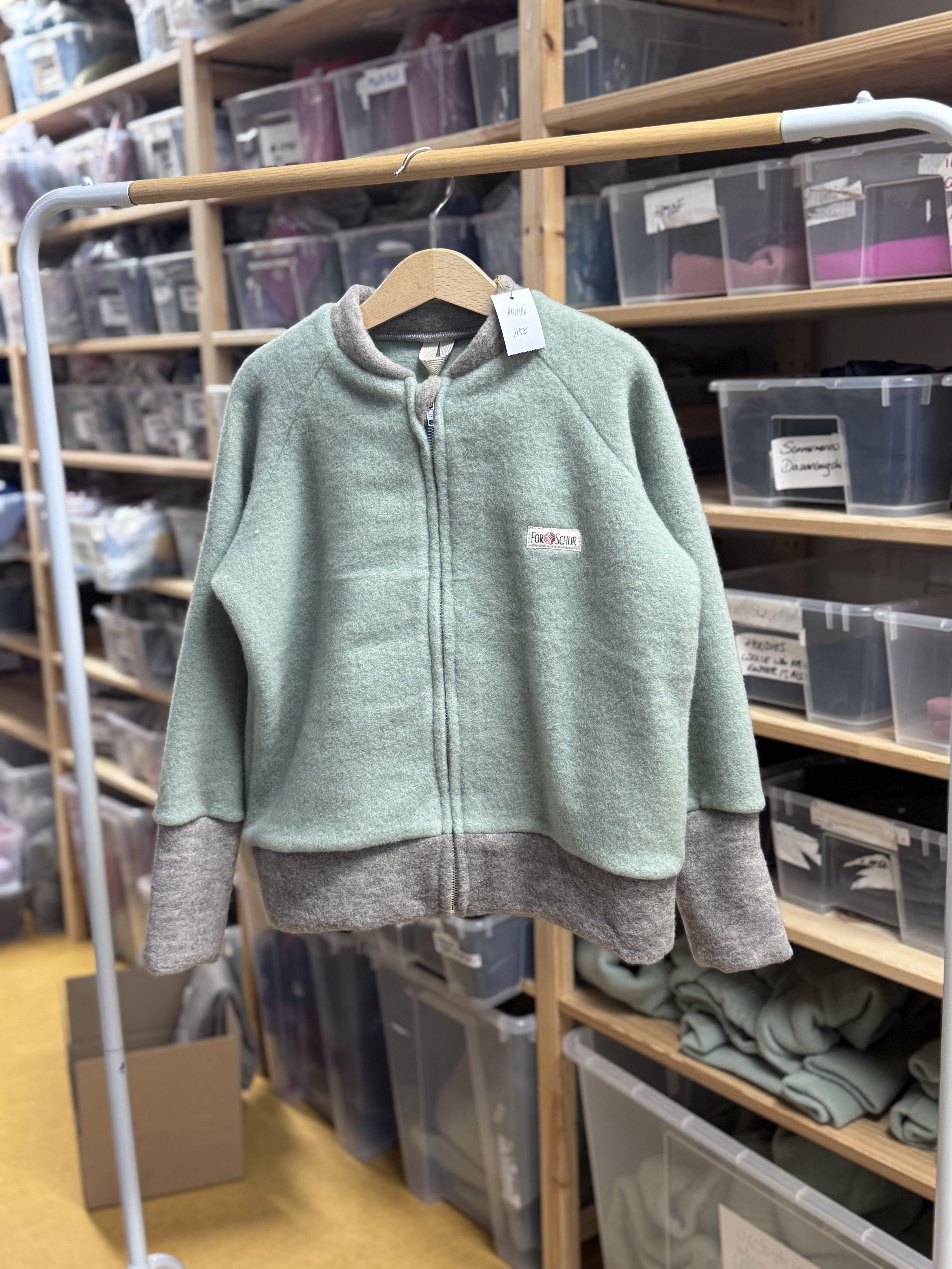 Lagerverkauf: (11) Wollfleecejacke 110/116