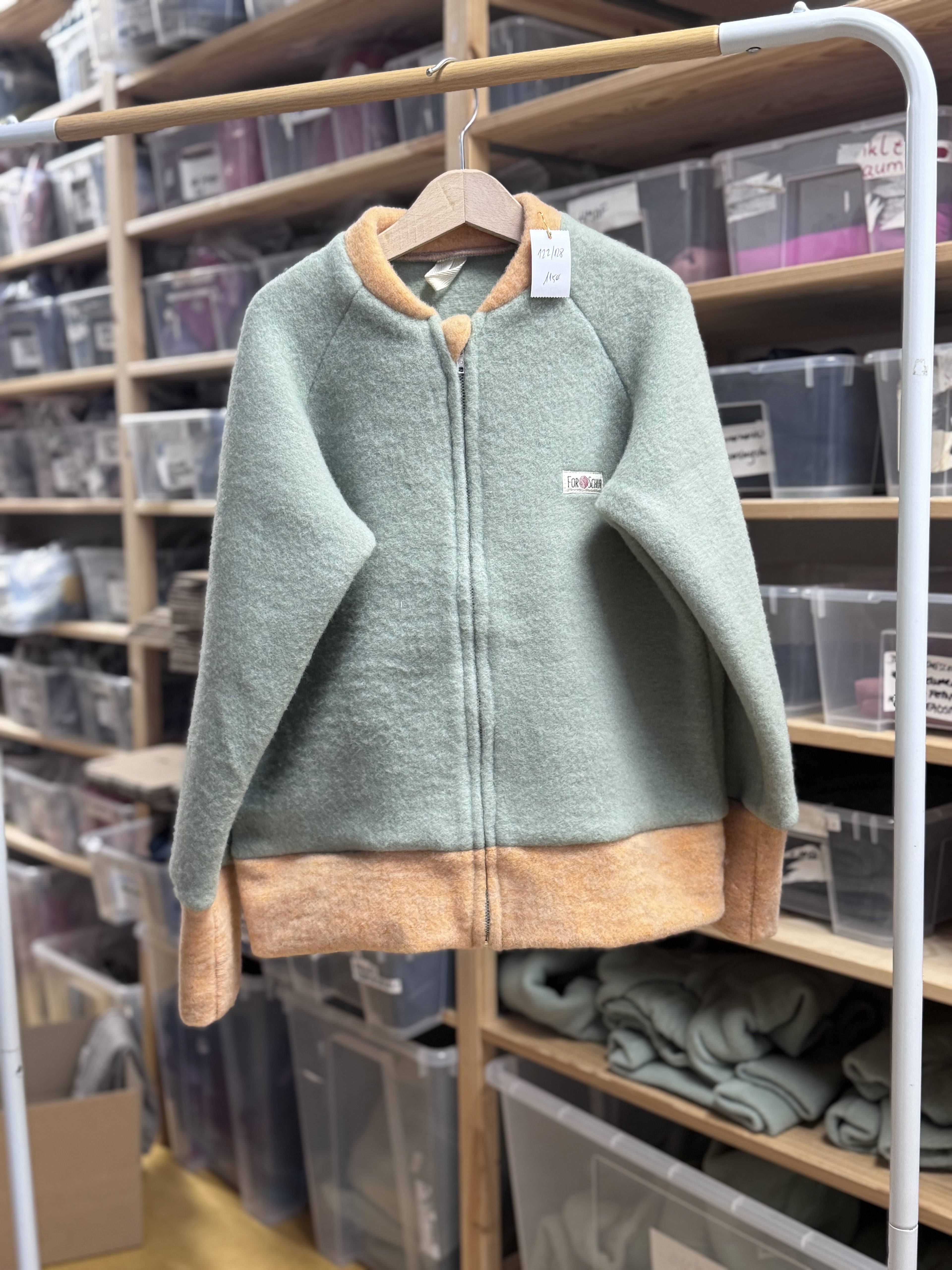 Lagerverkauf: (8) Wollfleecejacke 122/128