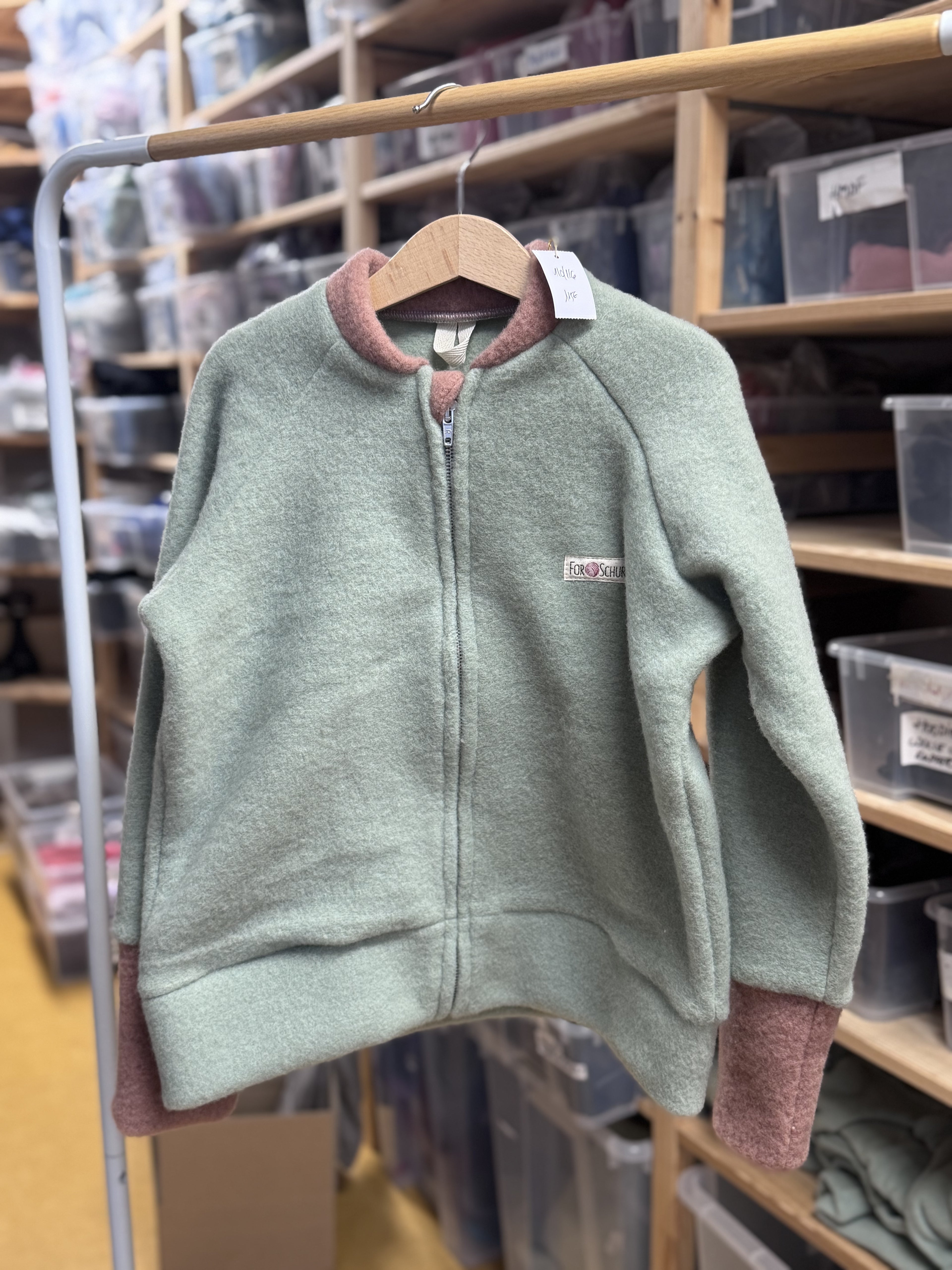 Lagerverkauf: (13) Wollfleecejacke 110/116