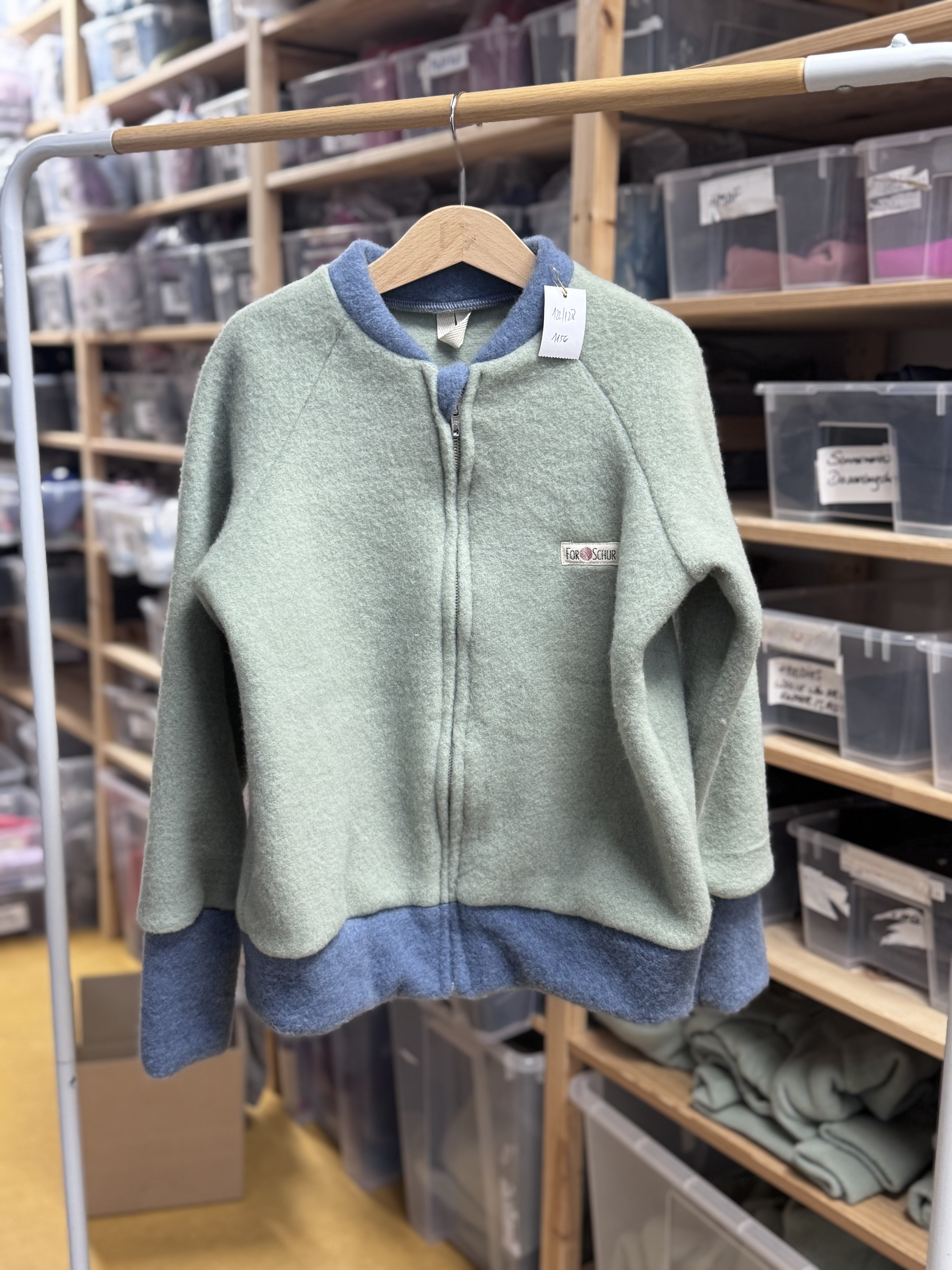 Lagerverkauf: (9) Wollfleecejacke 122/128