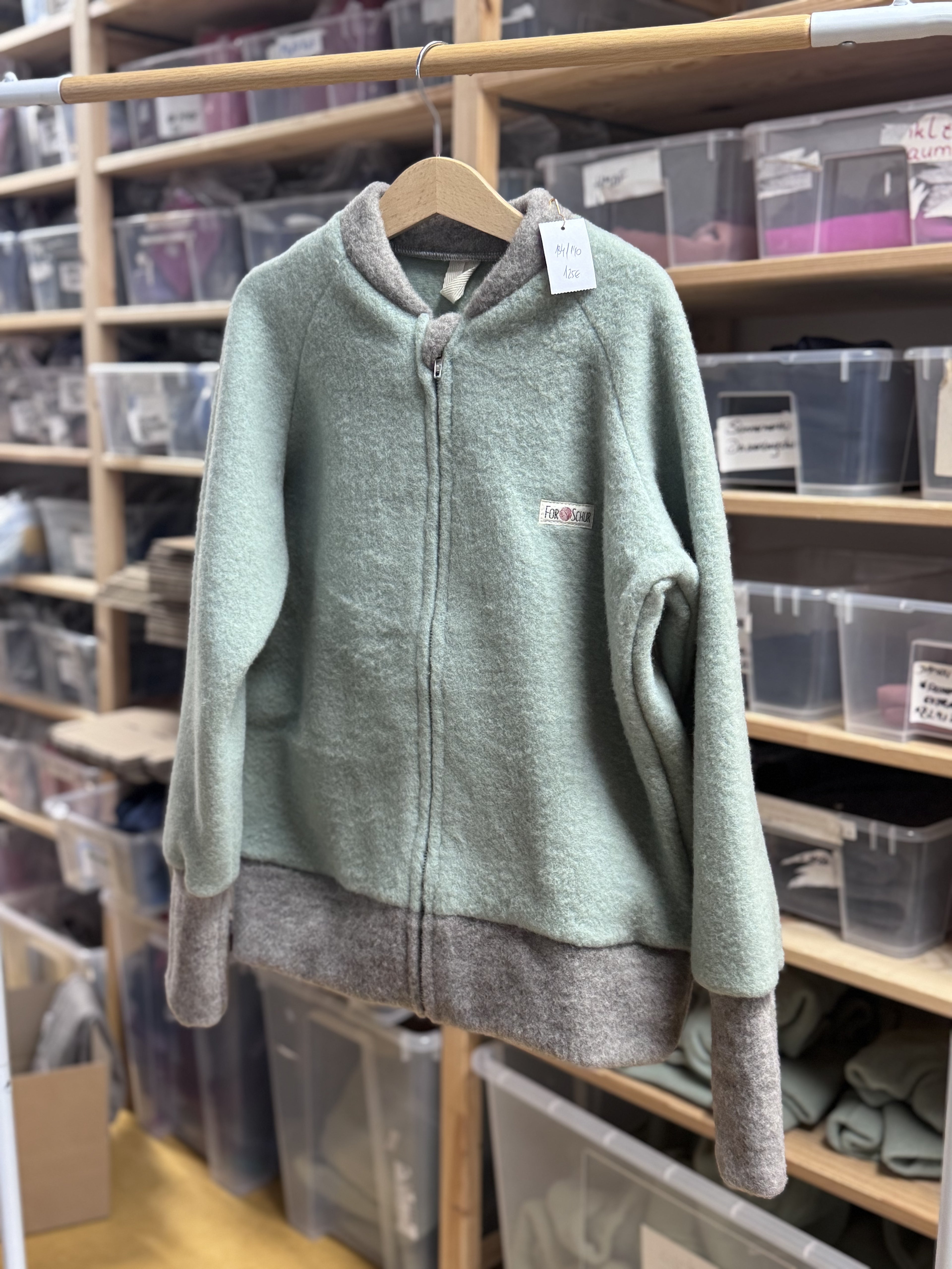 Lagerverkauf: (7) Wollfleecejacke 134/140
