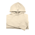 Upcycling Kaschmir Hoodie Braun