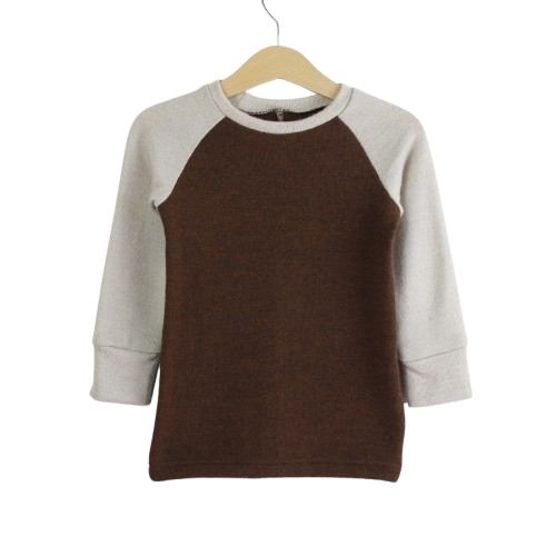 Upcycling Merino Kinder Longsleeve
