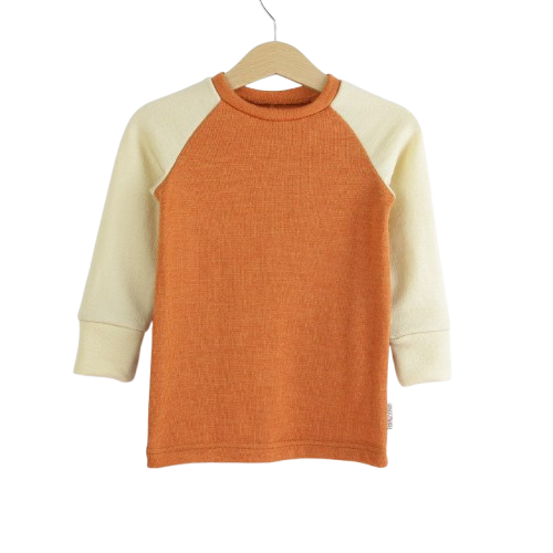 Upcycling Merino Kinder Longsleeve