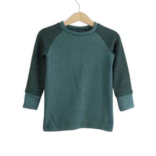 Upcycling Merino Kinder Longsleeve