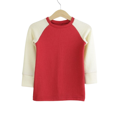 Upcycling Merino Kinder Longsleeve
