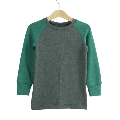 Upcycling Merino Kinder Longsleeve