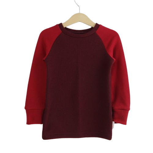 Upcycling Merino Kinder Longsleeve