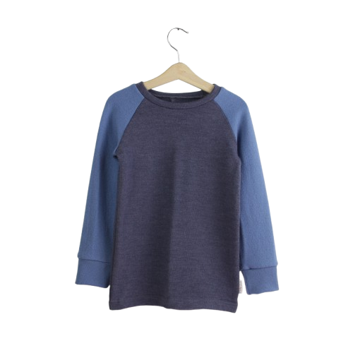 Upcycling Merino Kinder Longsleeve