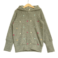 Kaschmir Kinder Kapuzenjacke 110/116