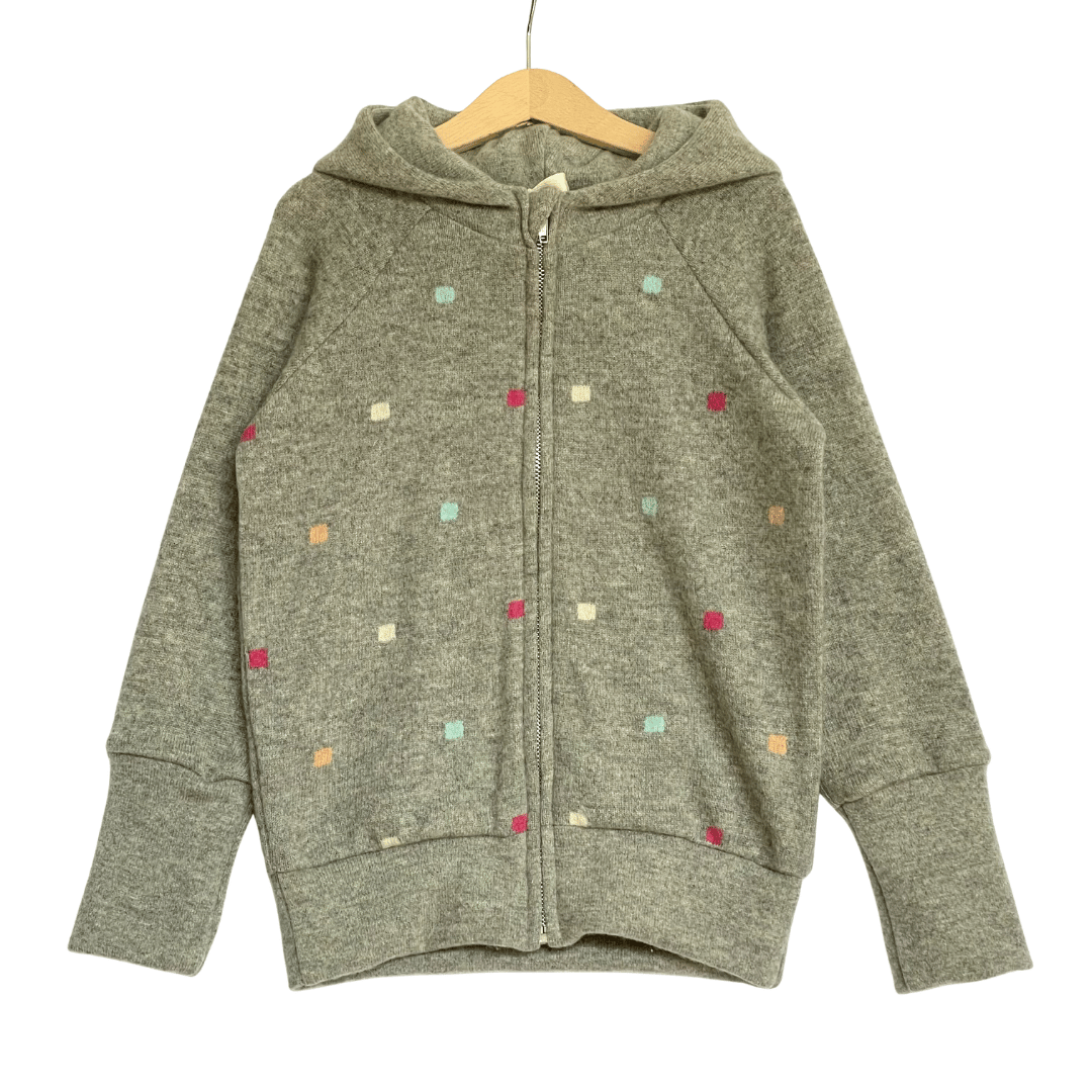 Kaschmir Kinder Kapuzenjacke 110/116