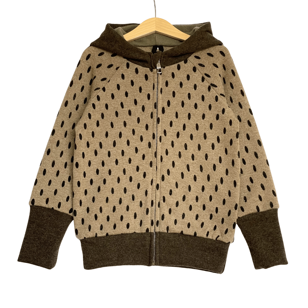 Kaschmir Kinder Kapuzenjacke 110/116