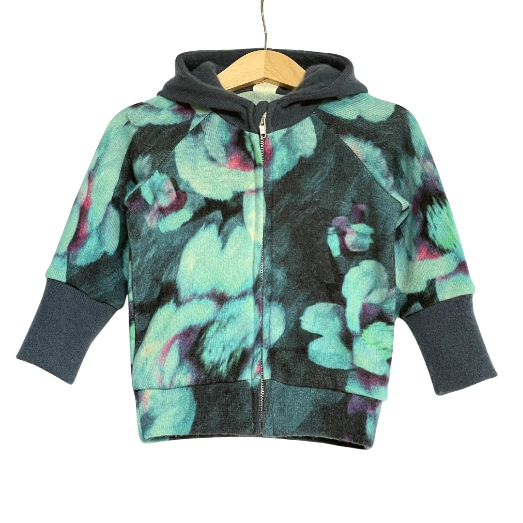 Kaschmir Baby Kapuzenjacke 74/80