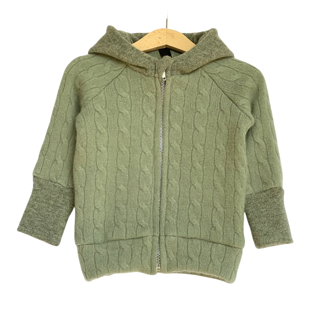 Kaschmir Baby Kapuzenjacke 74/80