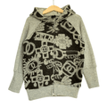 Kaschmir Kinder Kapuzenjacke 98/104
