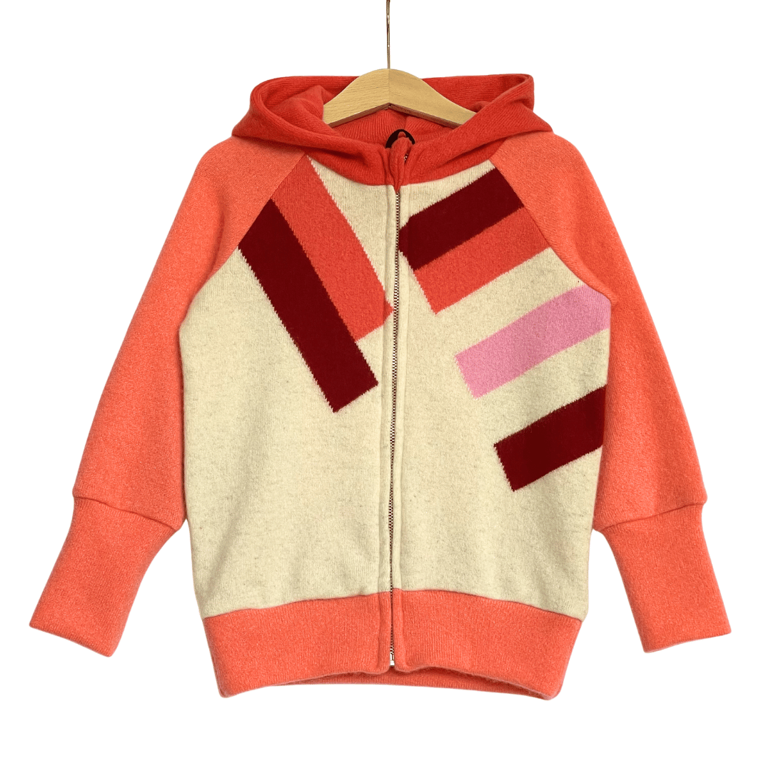 Kaschmir Kinder Kapuzenjacke 98/104