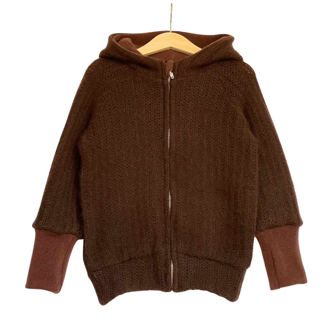 Kaschmir Kinder Kapuzenjacke 98/104