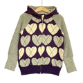 Kaschmir Kinder Kapuzenjacke 98/104