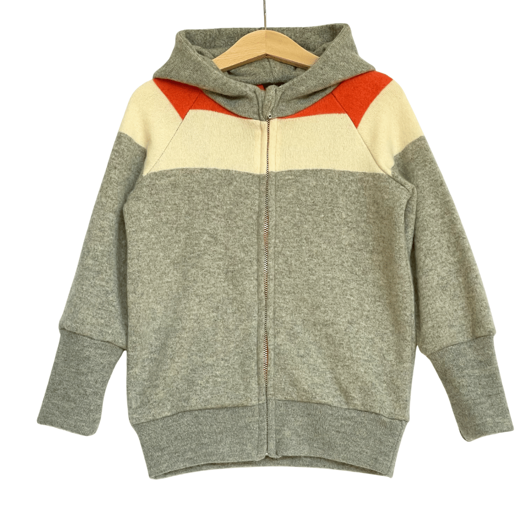 Kaschmir Kinder Kapuzenjacke 98/104