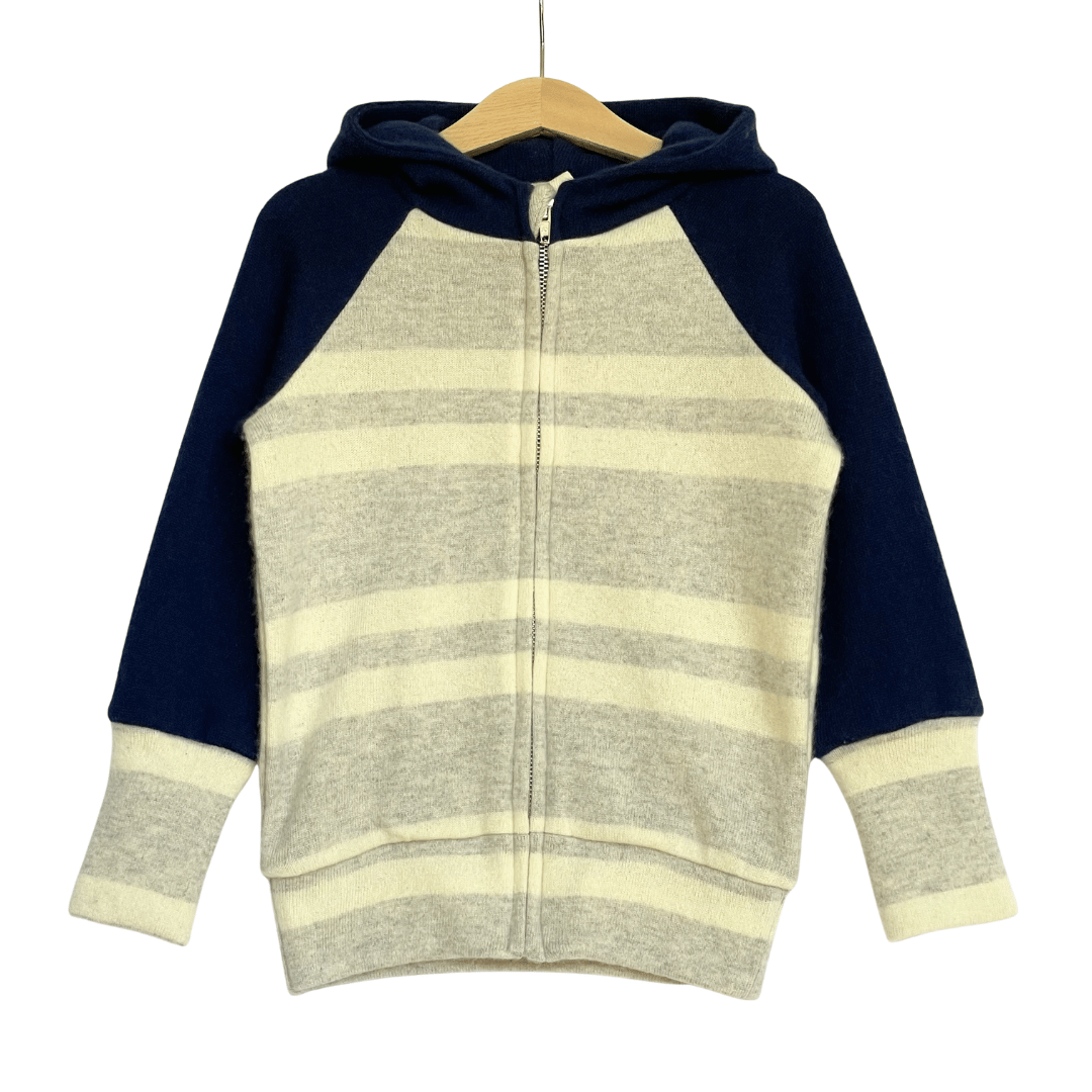 Kaschmir Kinder Kapuzenjacke 98/104