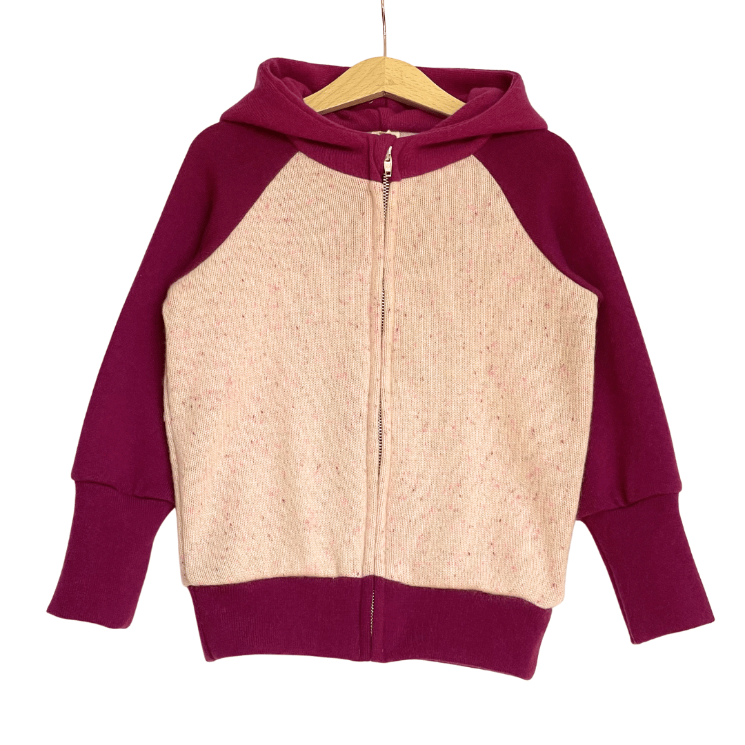 Kaschmir Kinder Kapuzenjacke 98/104