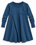 Every Day Merino Langarmkleid Mitternacht