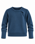 Every Day Merino Kinder Pullover mit der Falte Mitternacht