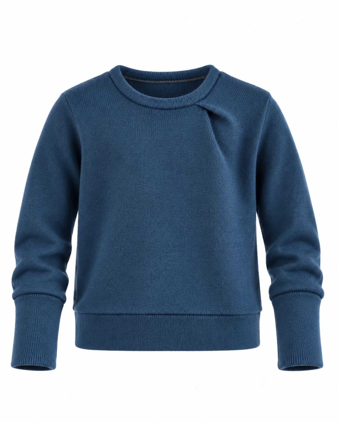 Every Day Merino Kinder Pullover mit der Falte Mitternacht