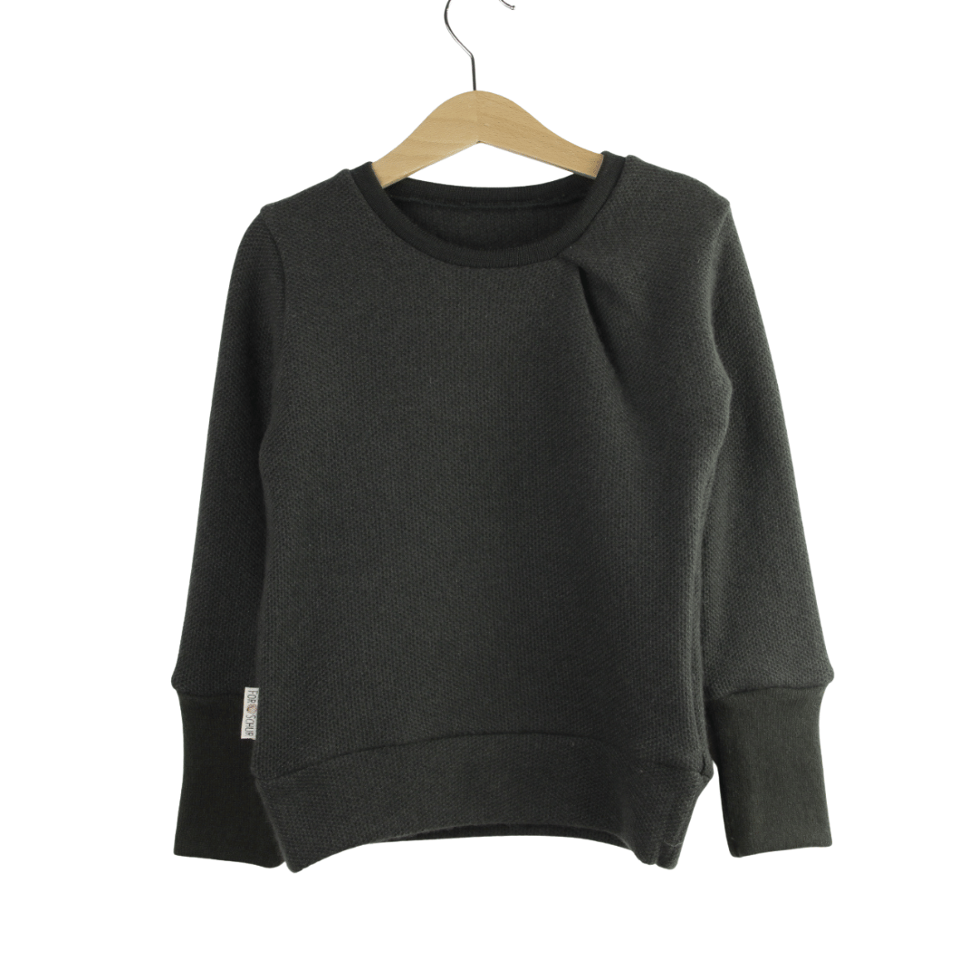 Upcycling Kaschmirpullover mit der Falte 98/104
