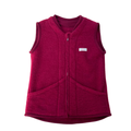 Wollfleece Weste Rot Gr. 122/128